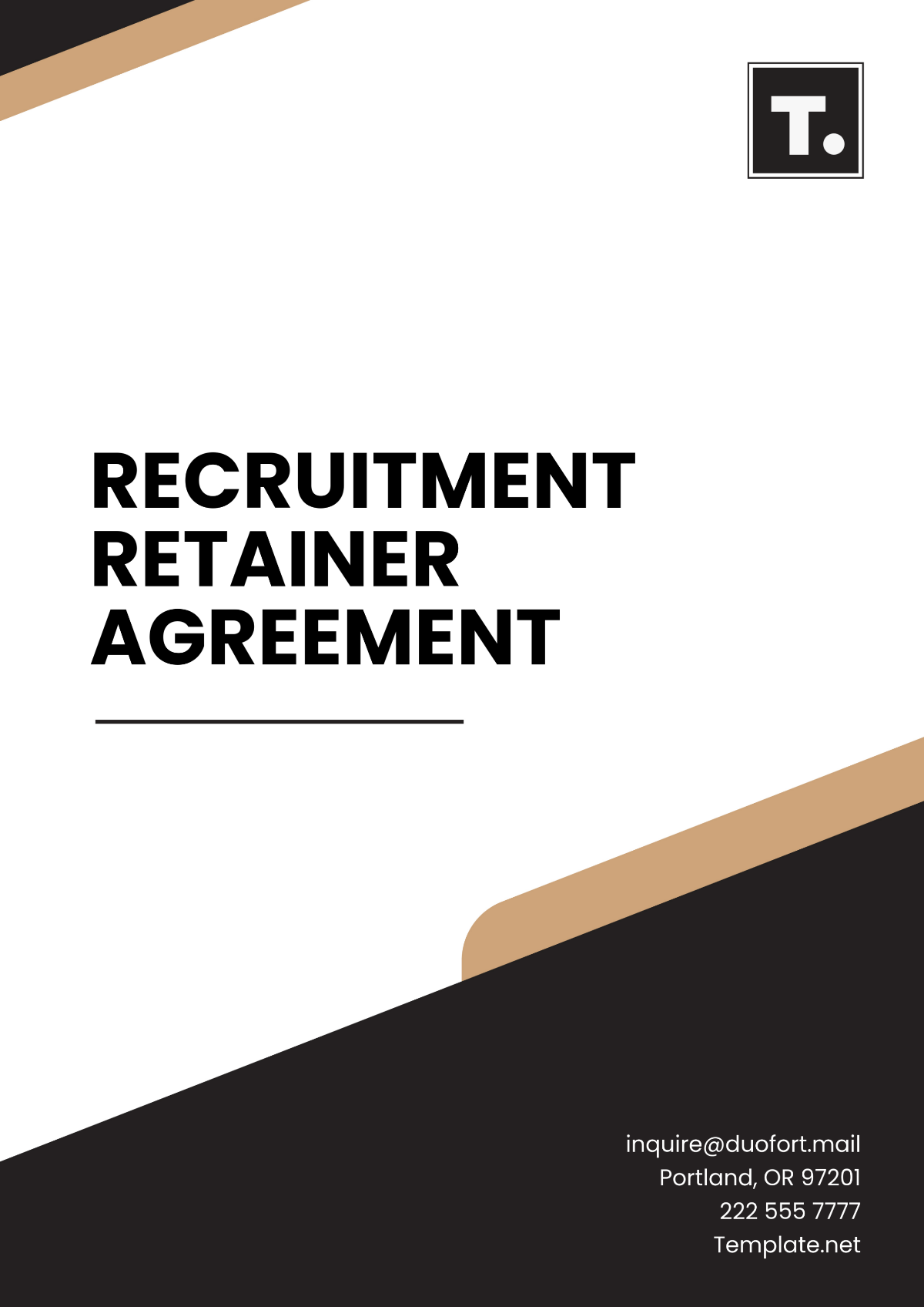 Recruitment Retainer Agreement Template