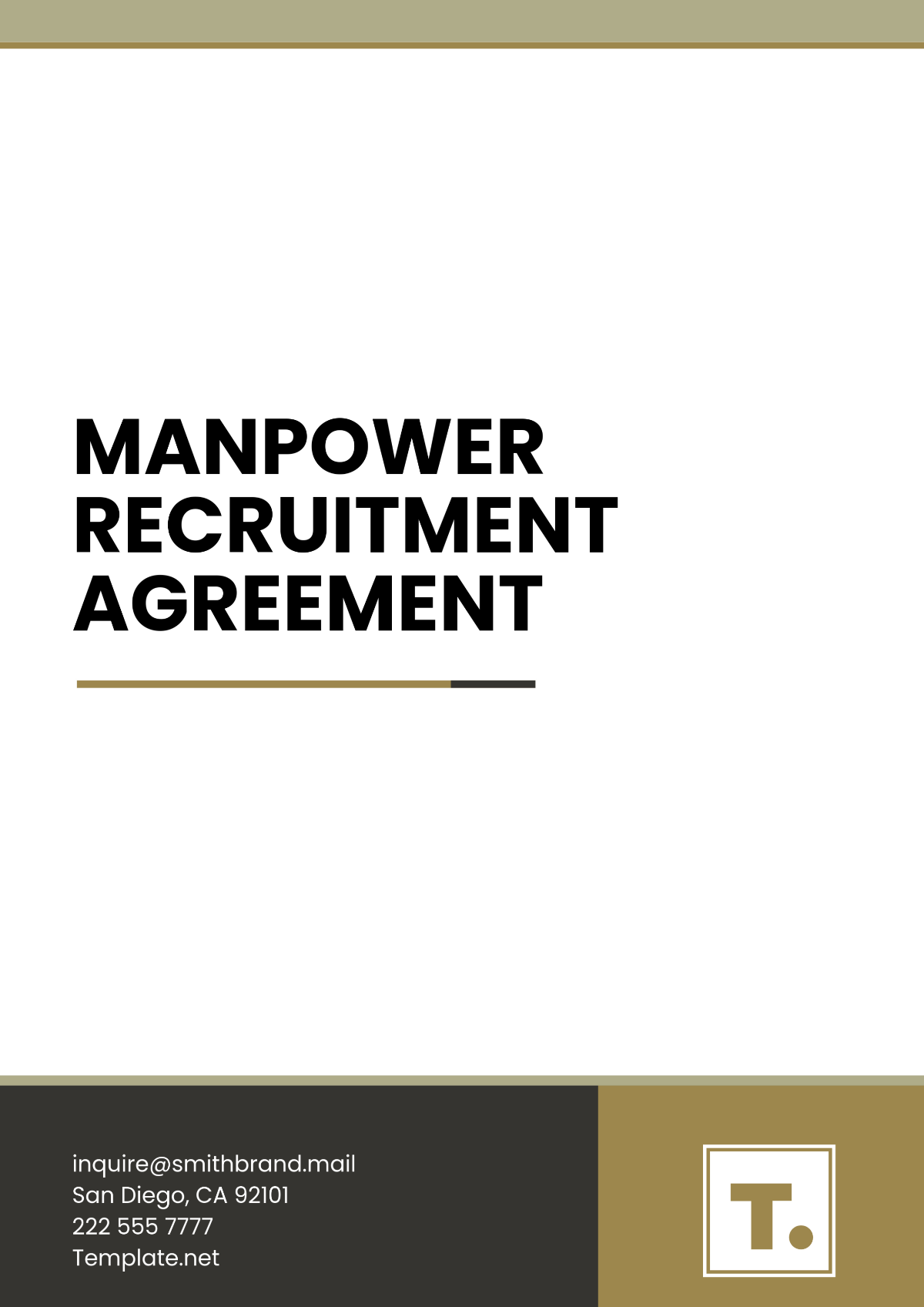 Manpower Recruitment Agreement Template