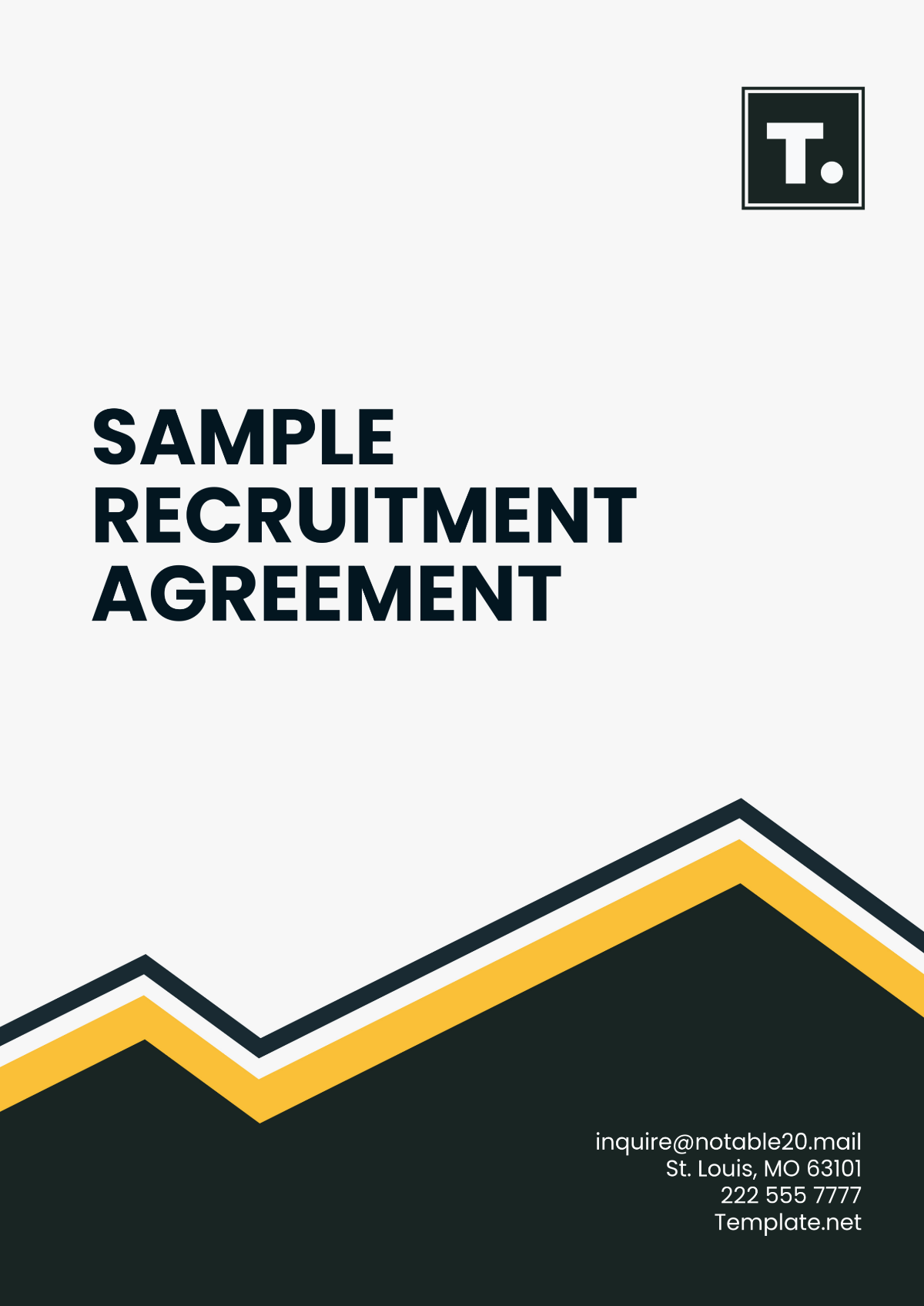 Sample Recruitment Agreement Template