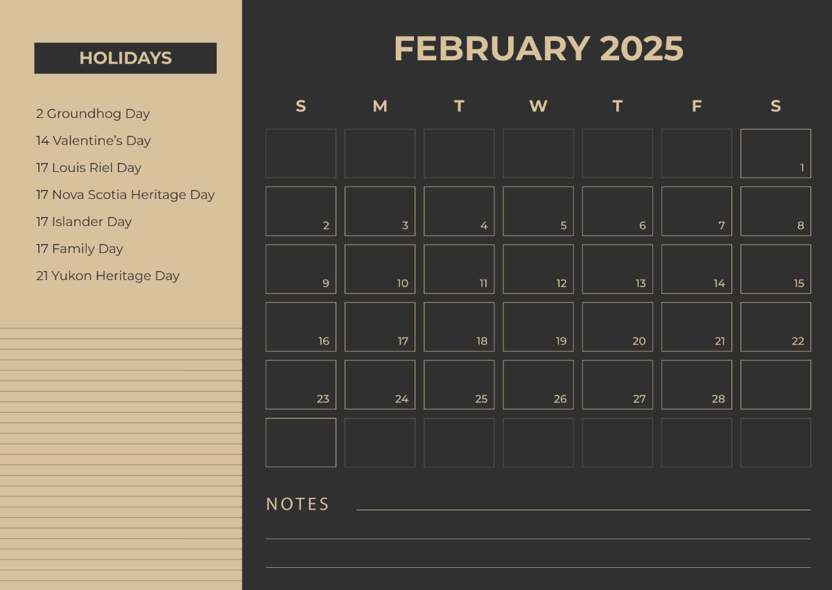 Free February 2025 Marketing Calendar Template - Edit Online & Download