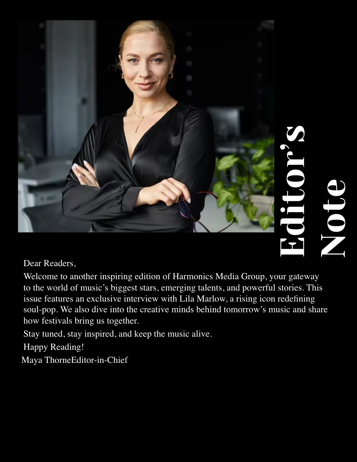 Free Printable Magazine Template to Edit Online