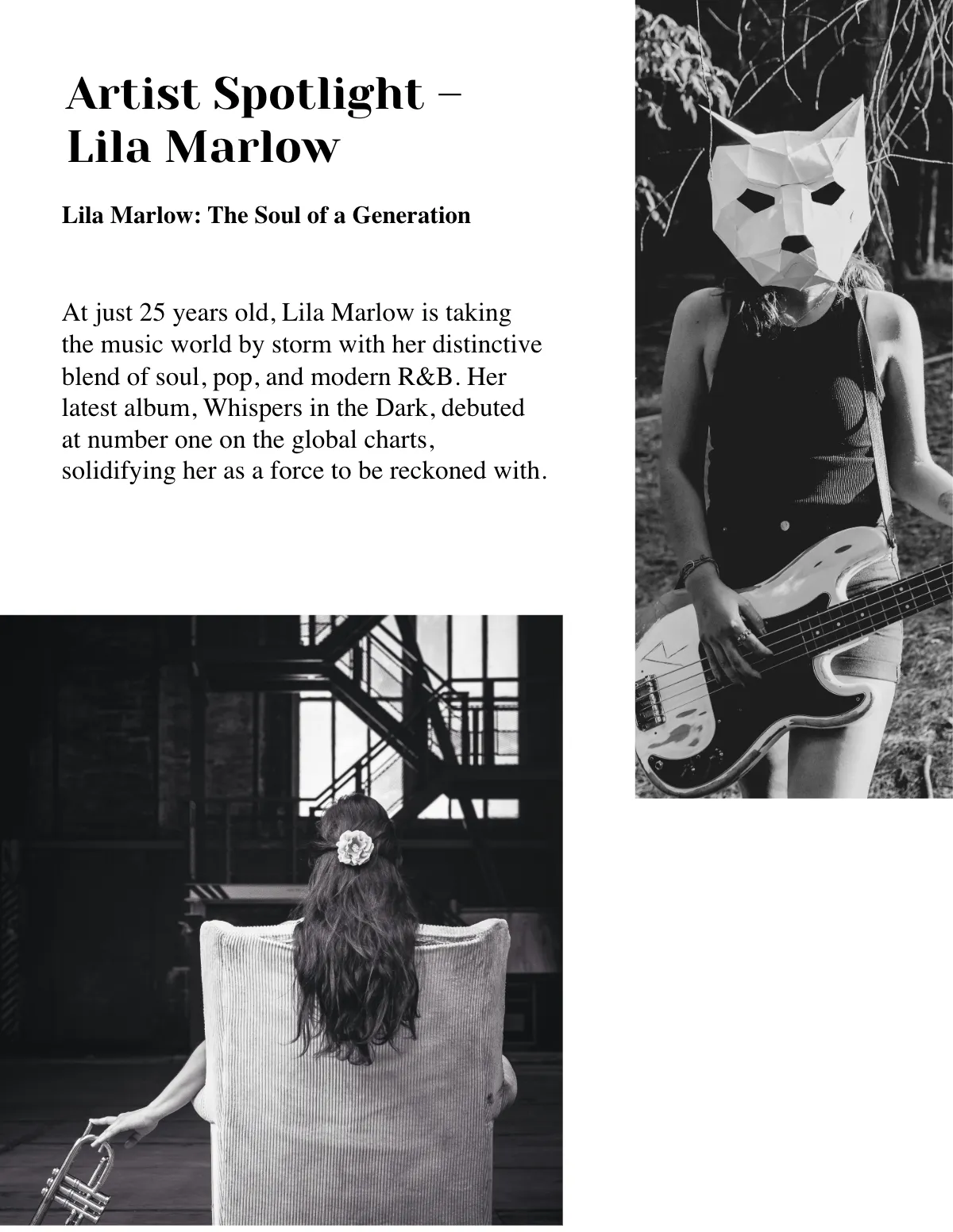 Free Printable Magazine Template to Edit Online