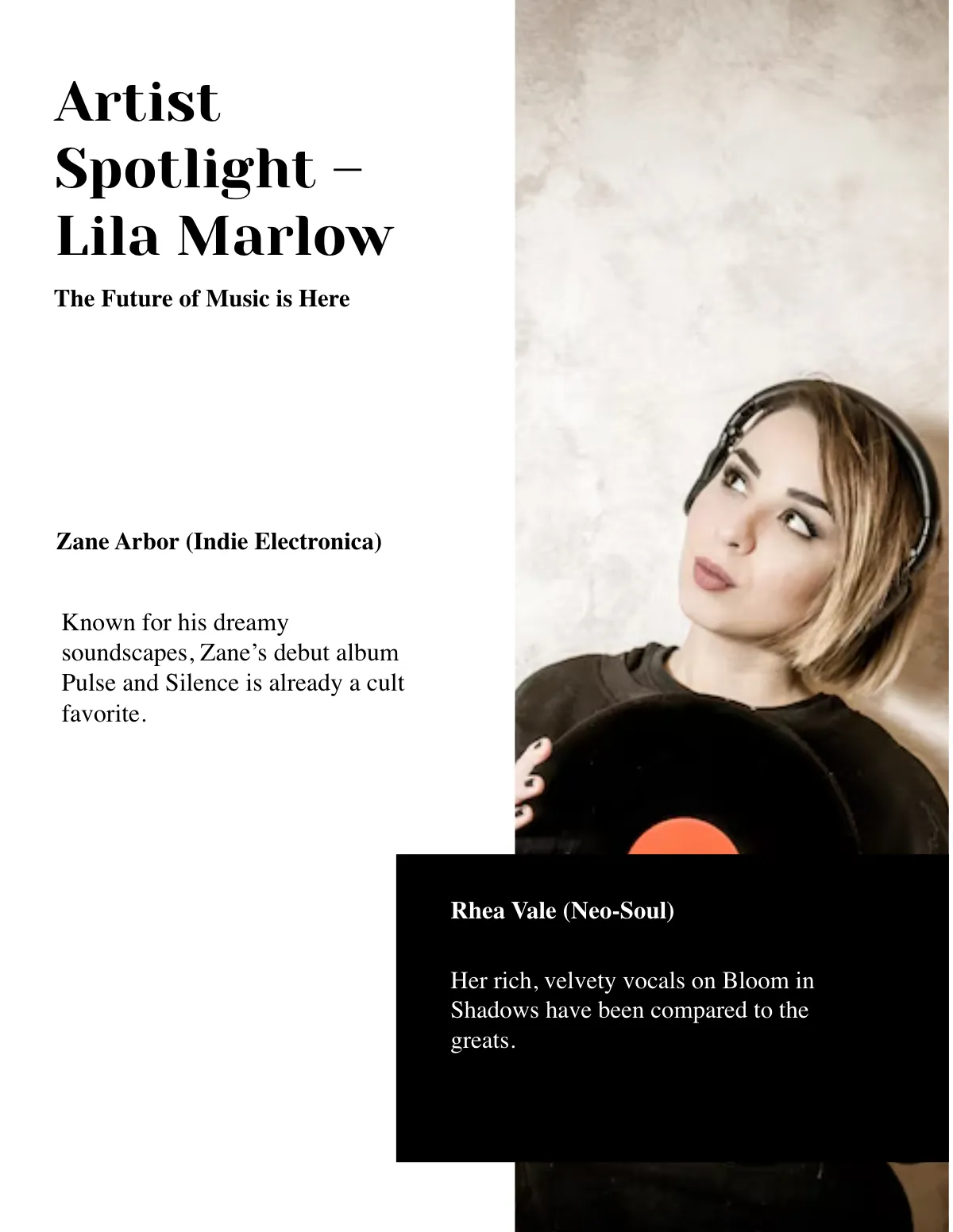 Free Printable Magazine Template to Edit Online