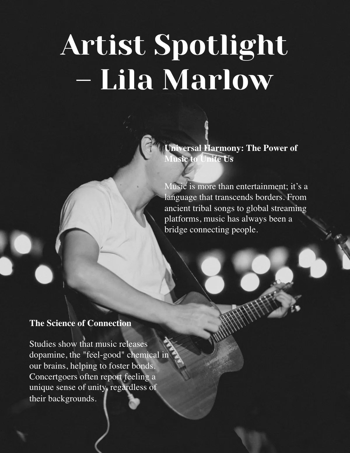 Free Printable Magazine Template to Edit Online