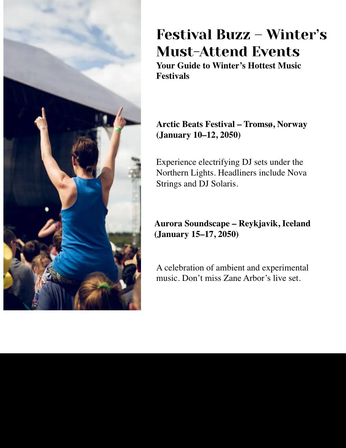 Free Printable Magazine Template to Edit Online