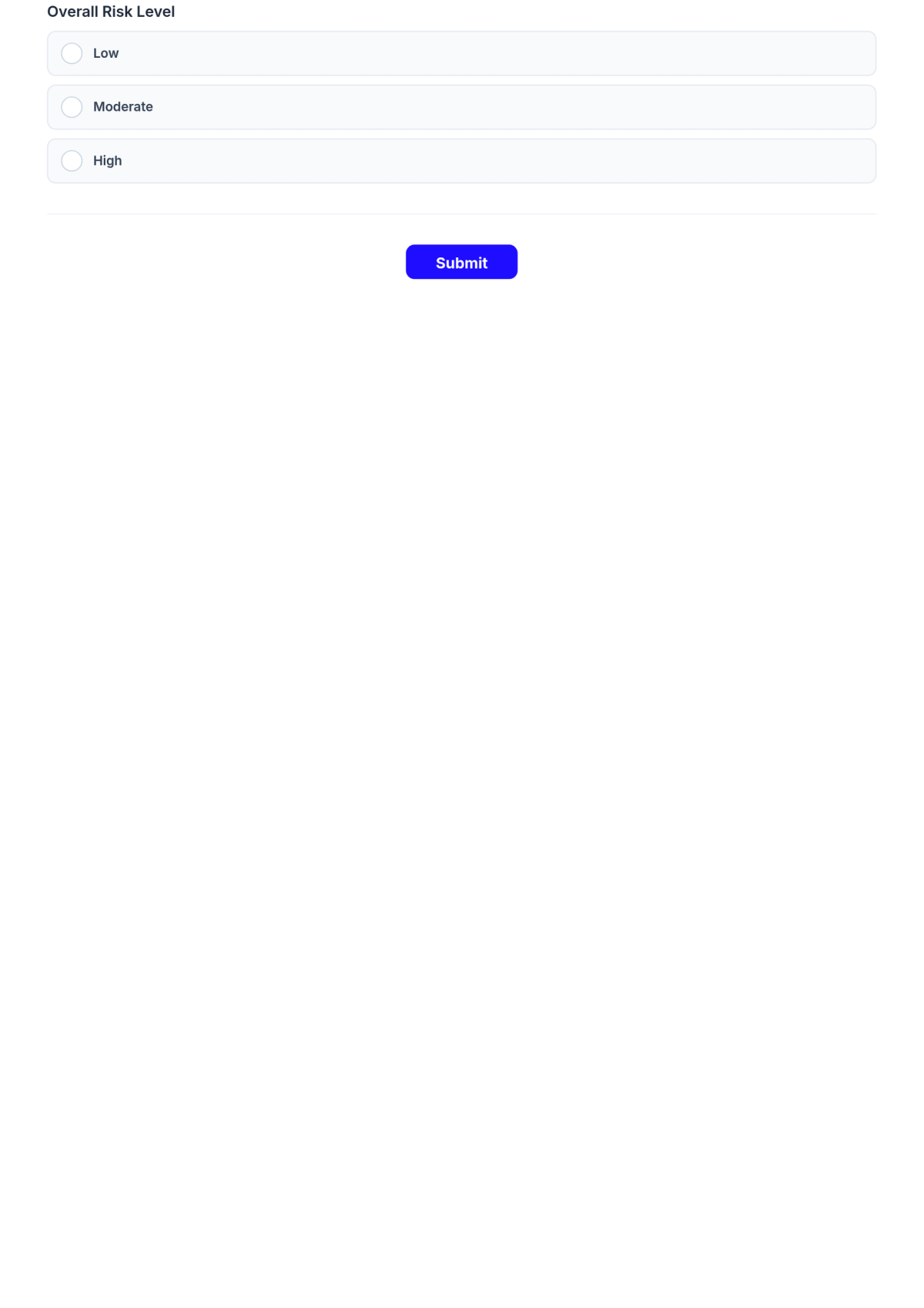Free B2B Risk Assessment Form Template & AI Maker