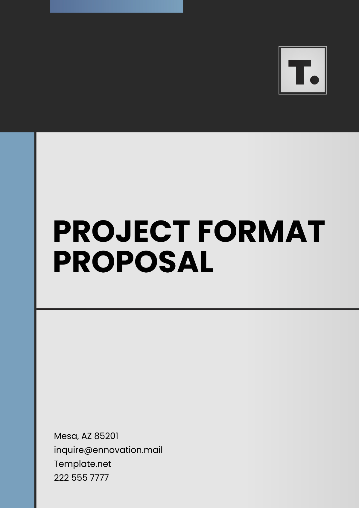 Project Format Proposal Template