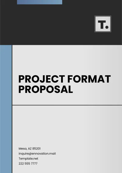 Free Project Format Proposal Template to Edit Online