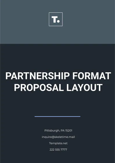 Free Partnership Format Proposal Layout Template to Edit Online