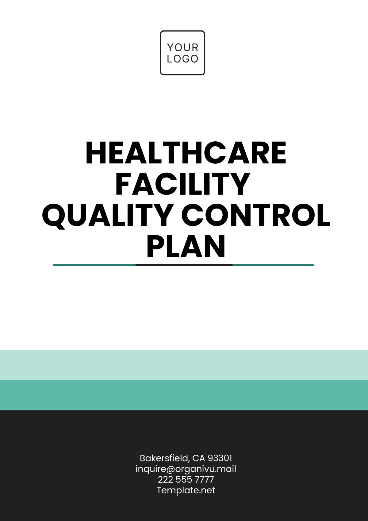 Healthcare Facility Quality Control Plan Template - Edit Online & Download