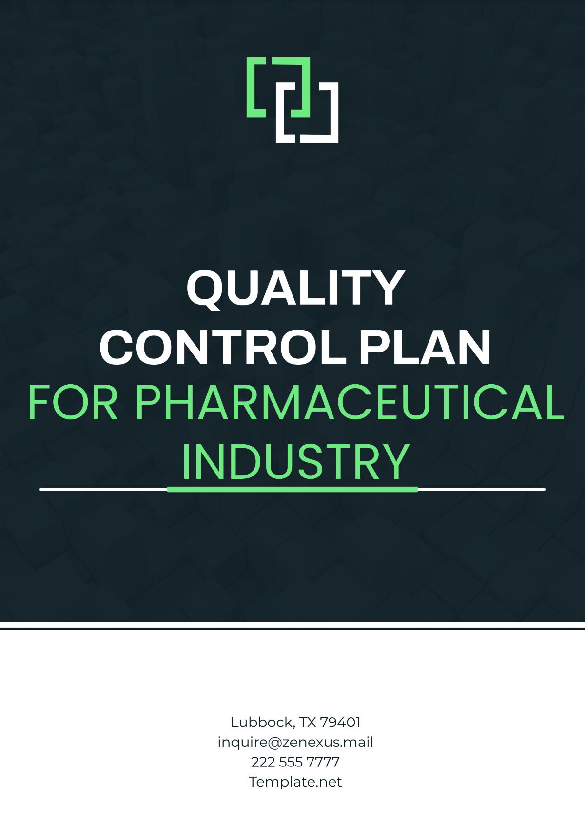 Pharmaceutical Industry Quality Control Plan Template - Edit Online & Download