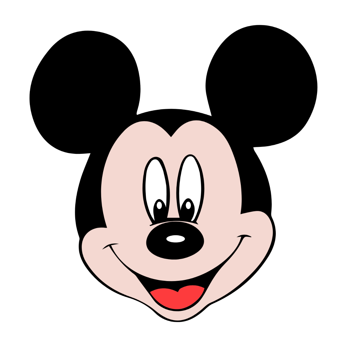 Free Mickey Mouse Head Clipart Template - Edit Online & Download