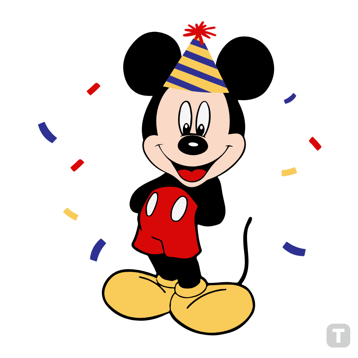 Free Mickey Mouse Birthday Clipart Template - Edit Online & Download