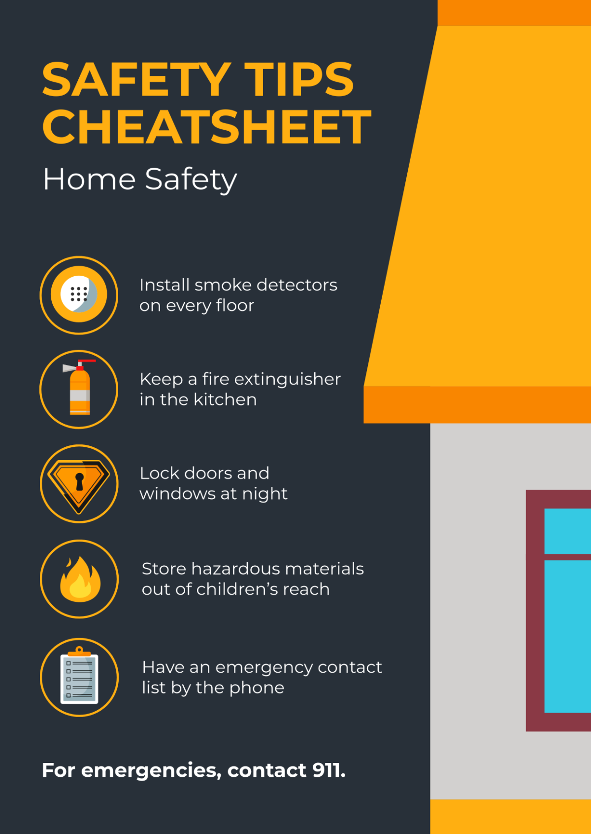 Free Safety Tips Cheatsheet Template - Edit Online & Download