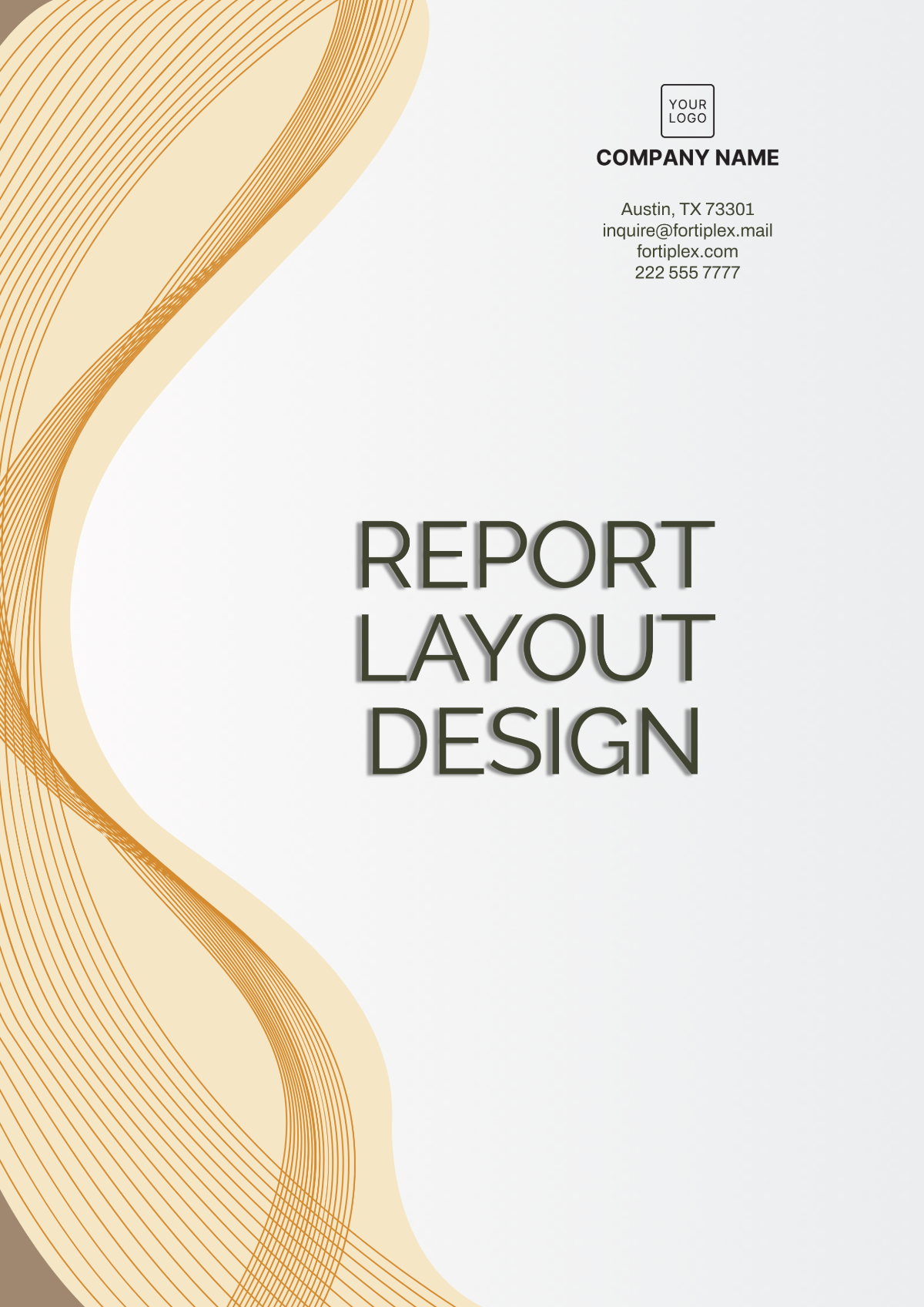 Report Layout Design Template - Edit Online & Download