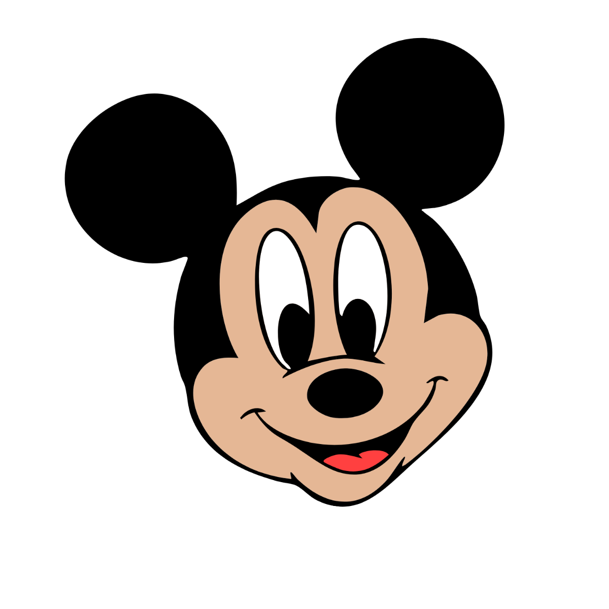 Free Simple Mickey Mouse Clipart Template - Edit Online & Download