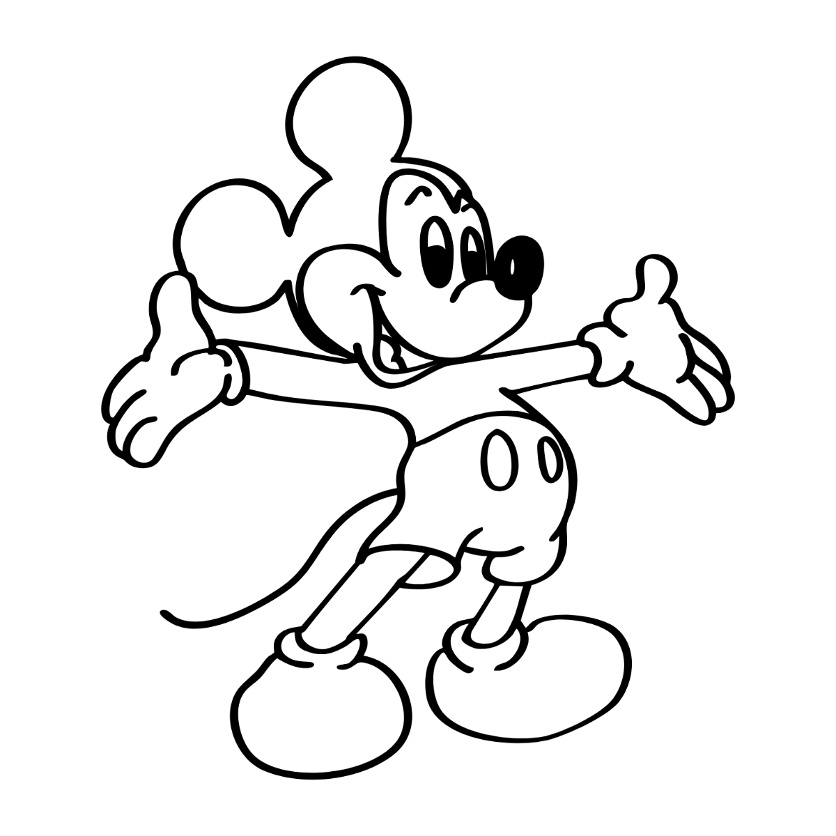 Free Transparent Mickey Mouse Clipart Template - Edit Online & Download