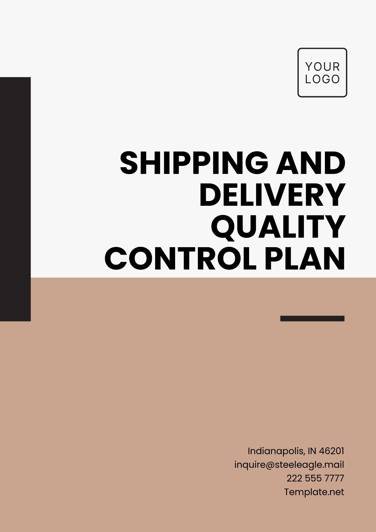 Shipping and Delivery Quality Control Plan Template - Edit Online & Download