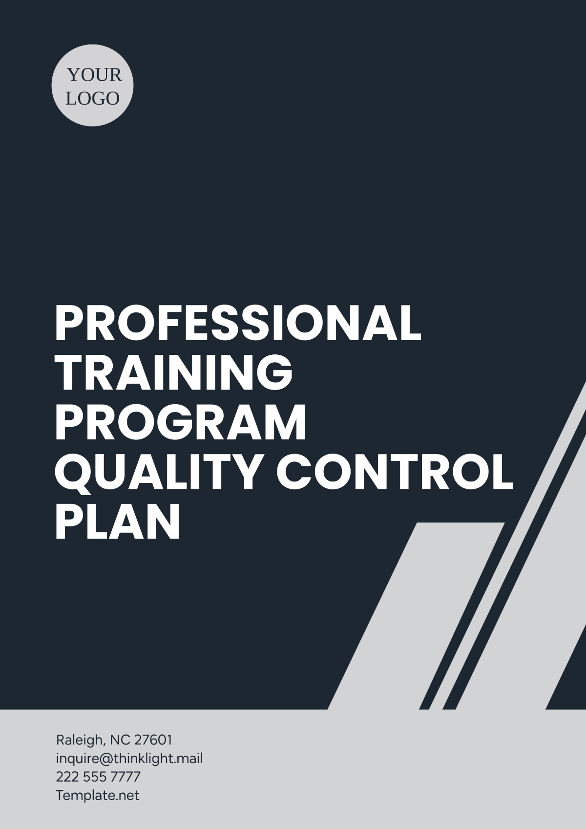 Professional Training Program Quality Control Plan Template - Edit Online & Download