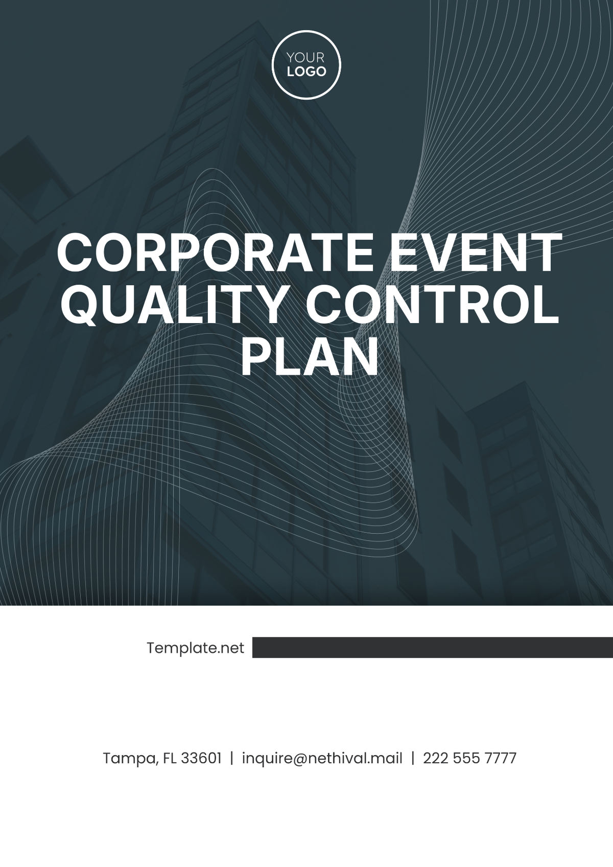 Corporate Event Quality Control Plan Template - Edit Online & Download