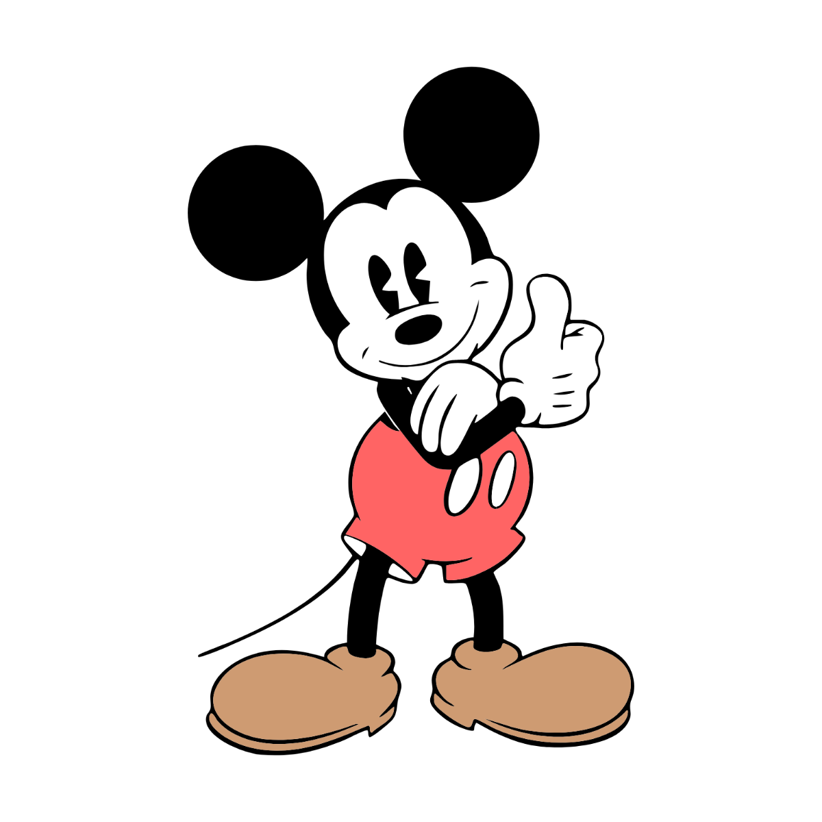 Free Classic Mickey Mouse Clipart Template - Edit Online & Download