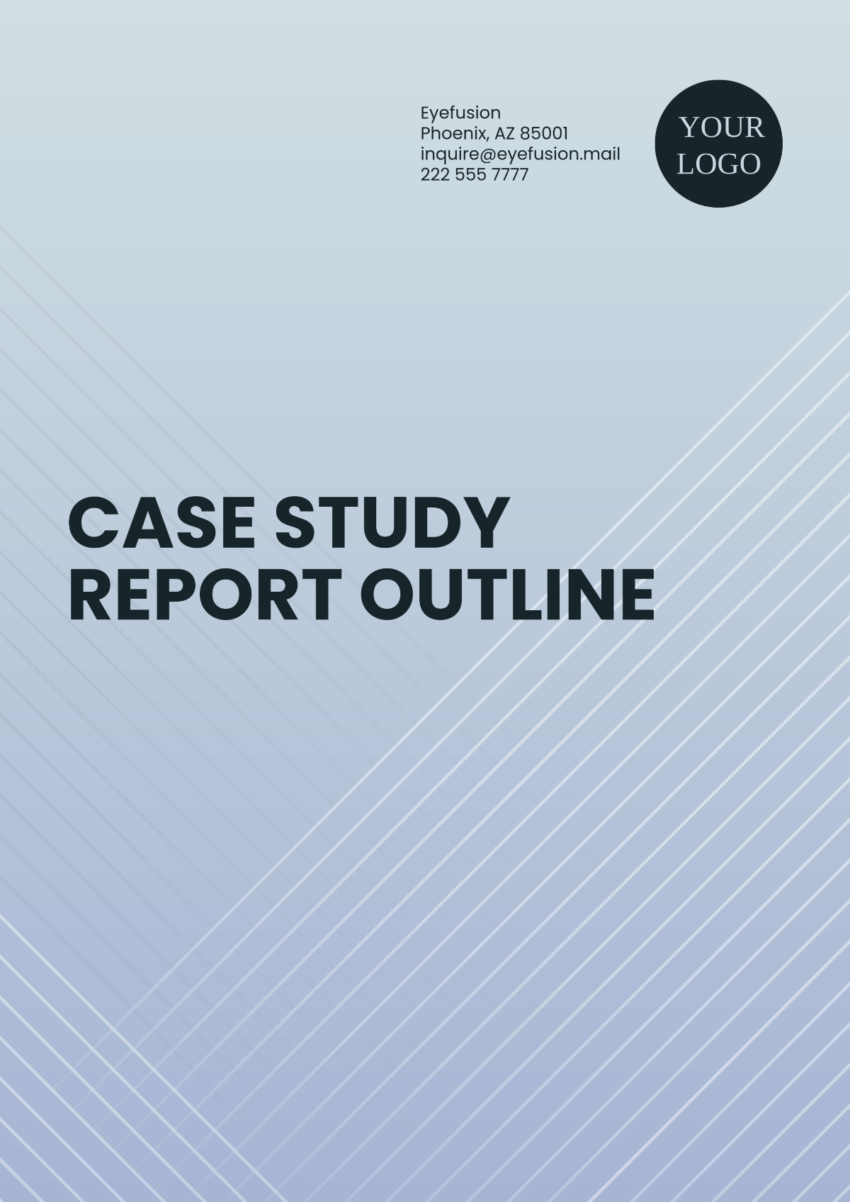 Case Study Report Layout Template - Edit Online & Download