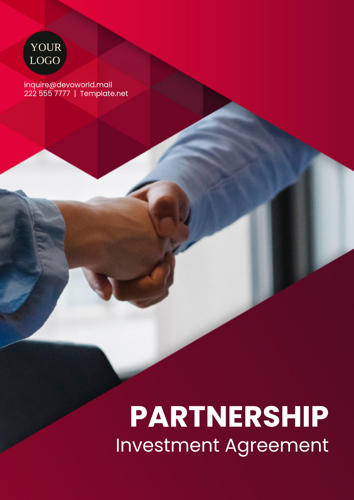 Partnership Investment Agreement Template - Edit Online & Download