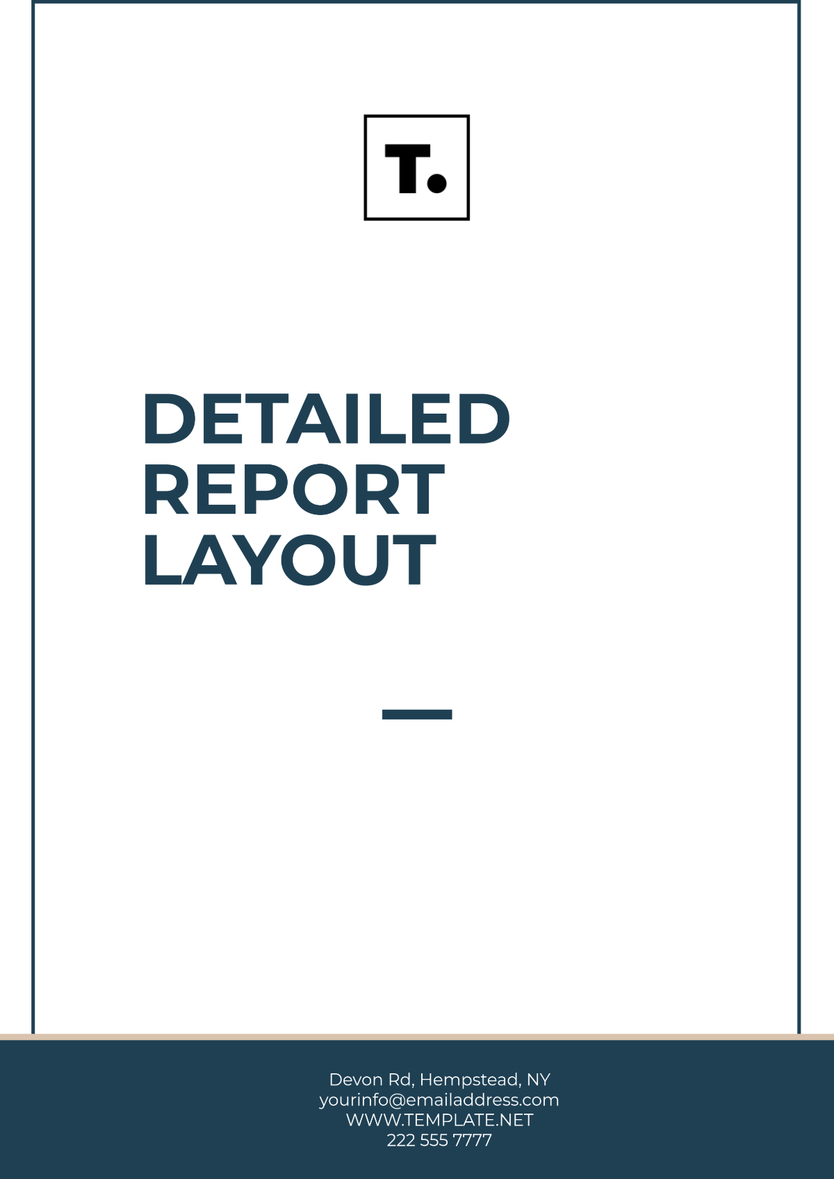 Detailed Report Layout Template - Edit Online & Download