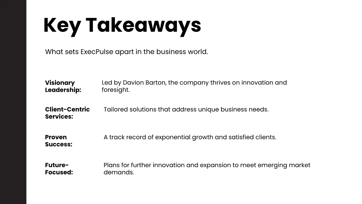 Free CEO Presentation Template to Edit Online