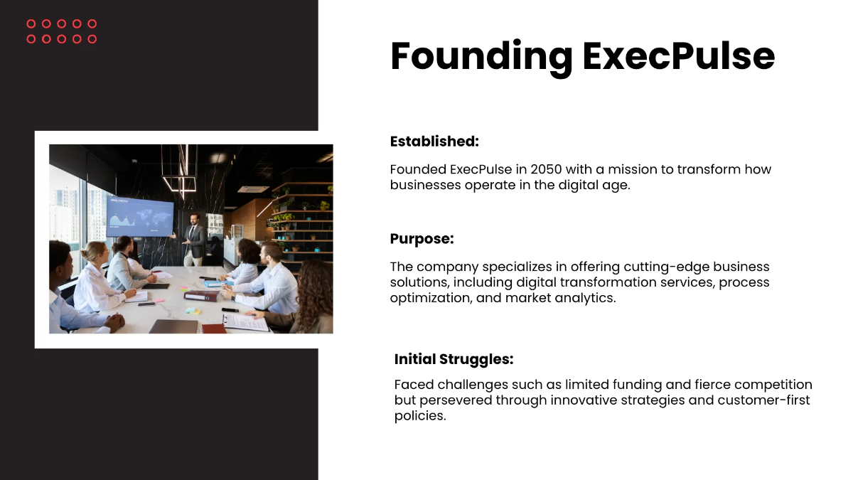 Free CEO Presentation Template to Edit Online