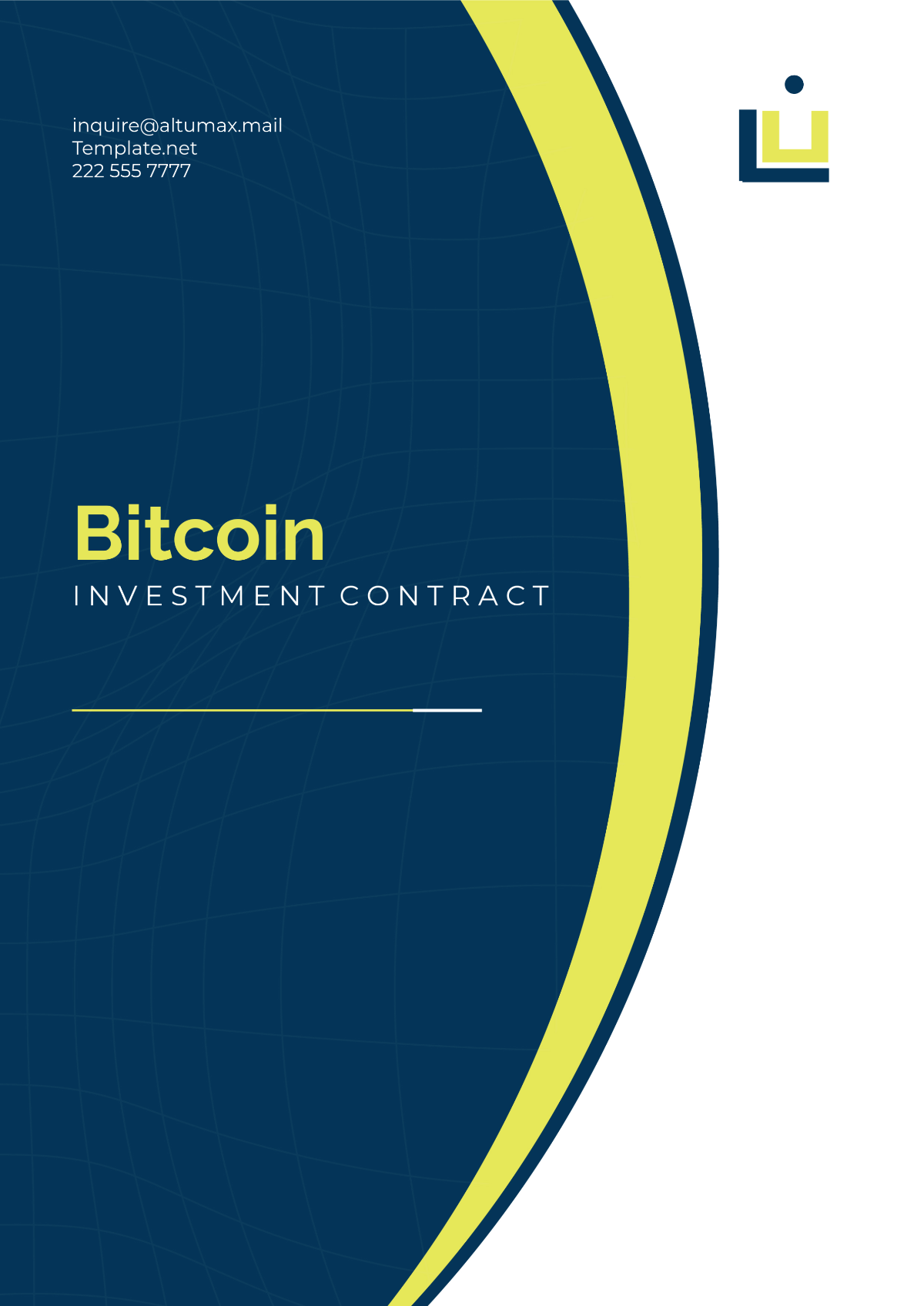 Bitcoin Investment Contract Template - Edit Online & Download