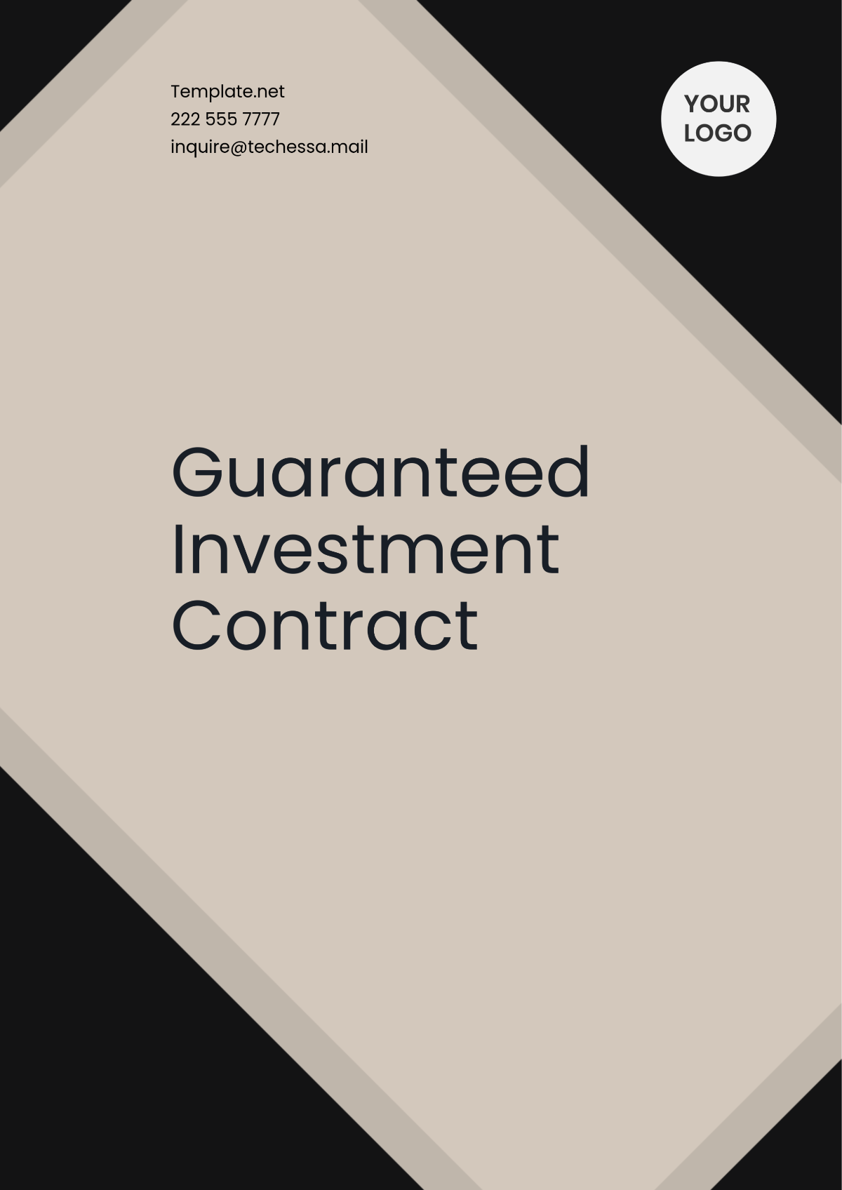 Guaranteed Investment Contract Template - Edit Online & Download