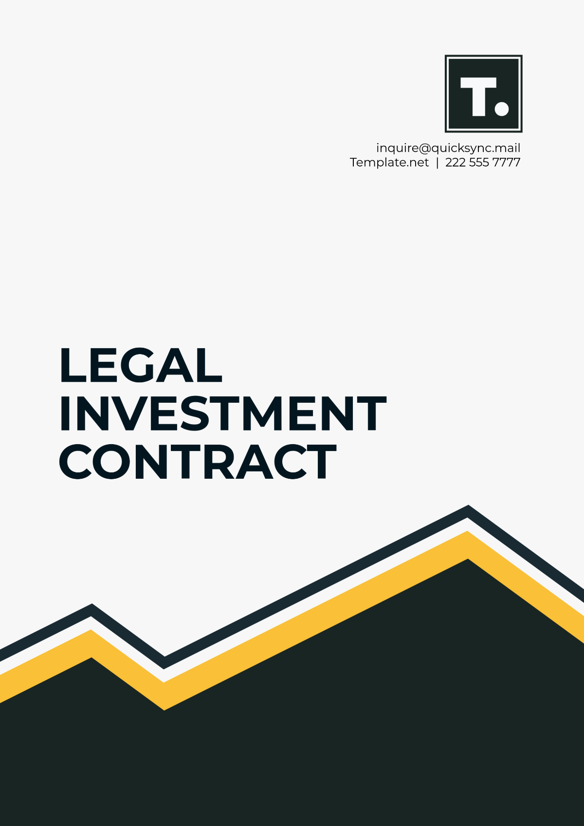 Legal Investment Contract Format Template - Edit Online & Download