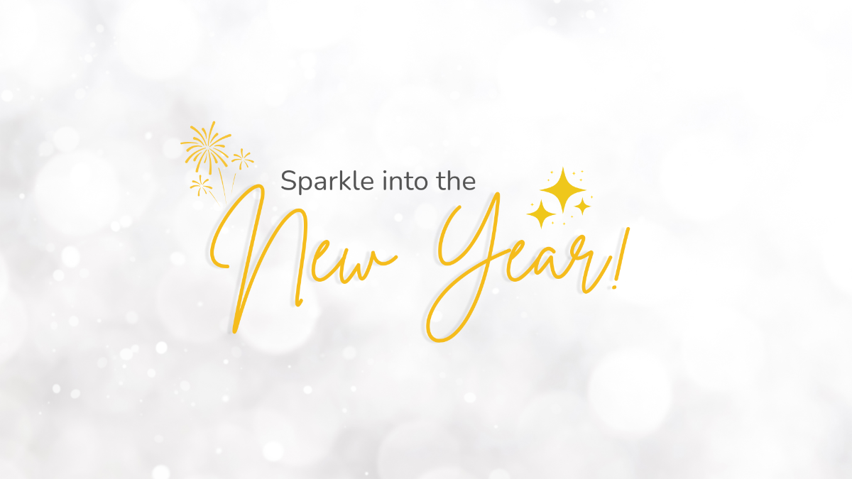 New Year White Background Template - Edit Online & Download