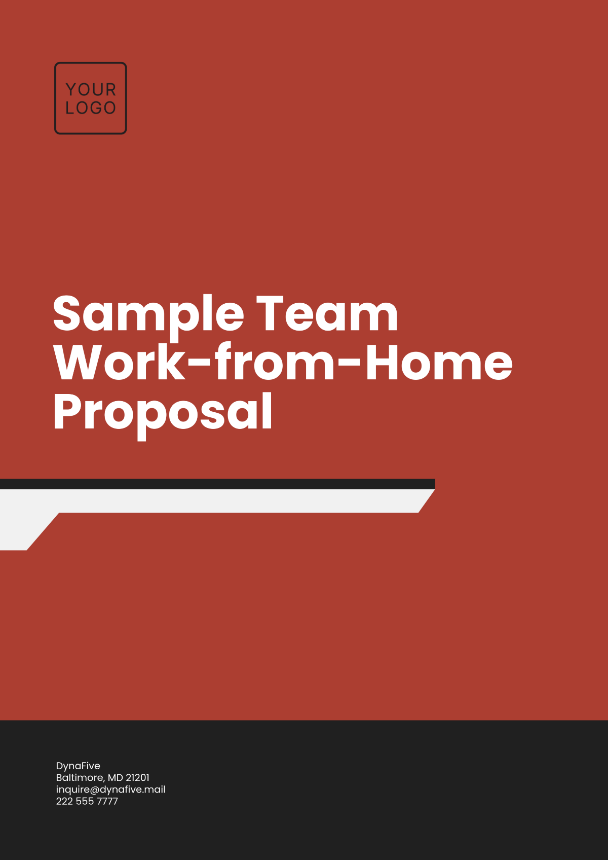 Sample Team Work-from-Home Proposal Template - Edit Online & Download