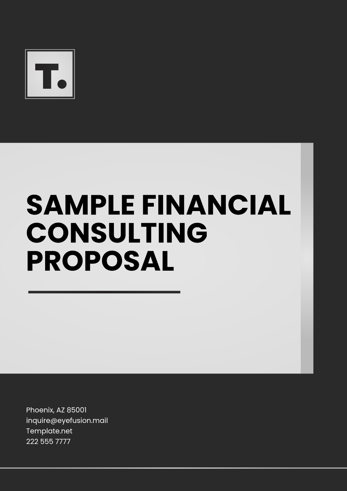 Sample Financial Consulting Proposal Template - Edit Online & Download