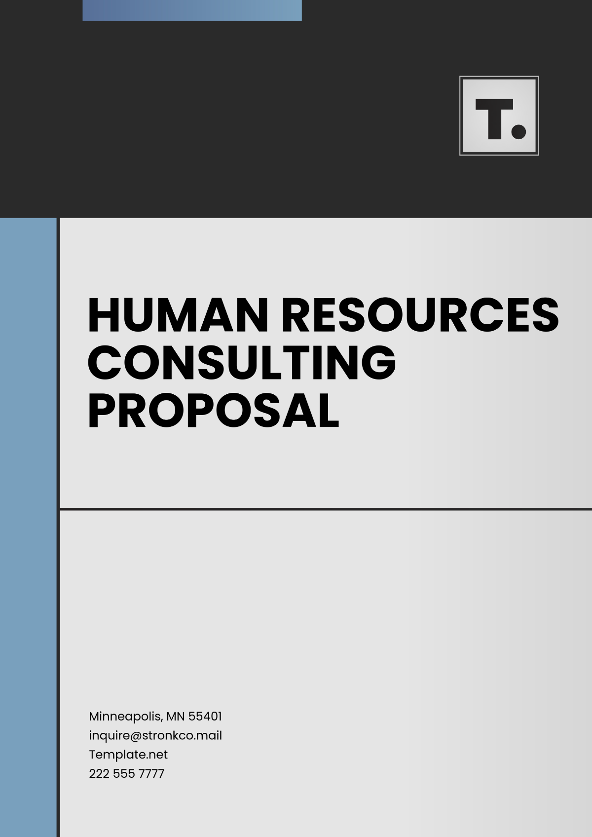 Human Resources Consulting Proposal Template - Edit Online & Download