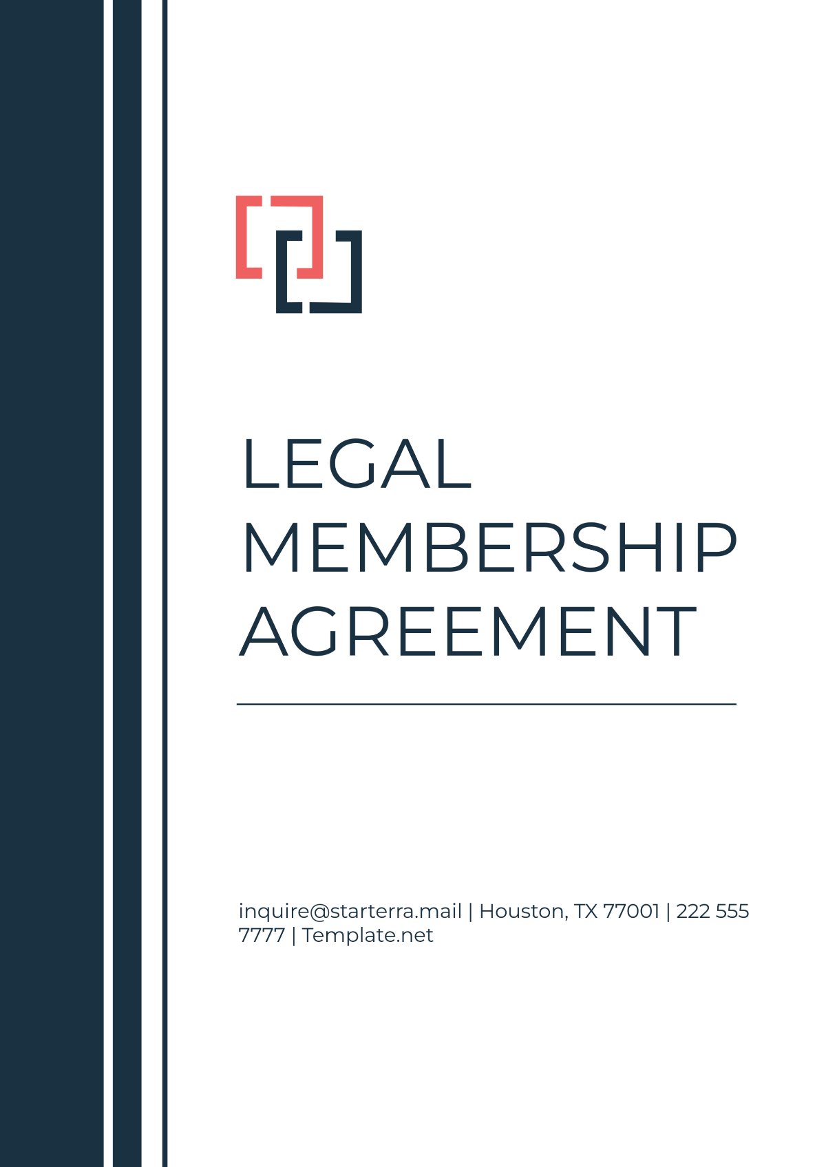 Legal Membership Agreement Template - Edit Online & Download