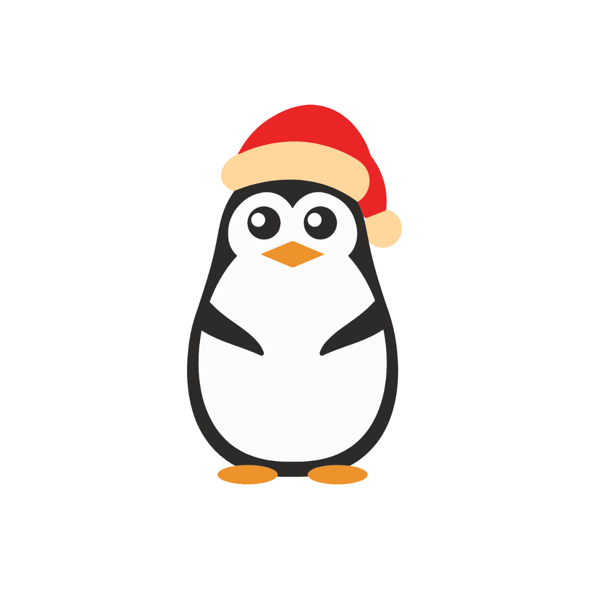 Free Simple Penguin Clipart Template - Edit Online & Download