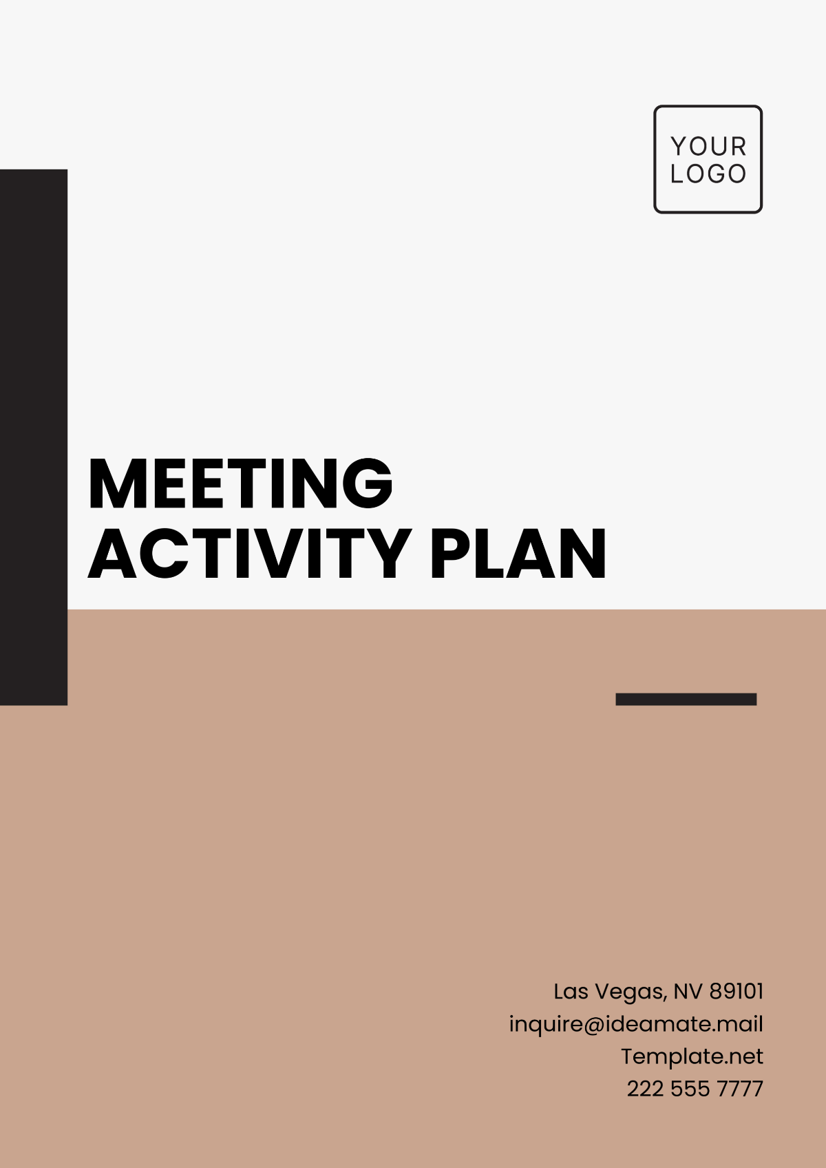 Meeting Activity Plan Template - Edit Online & Download