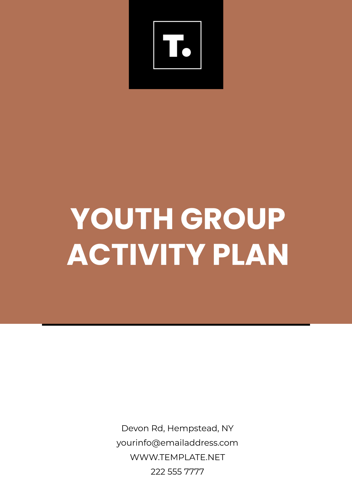 Youth Group Activity Plan Template - Edit Online & Download