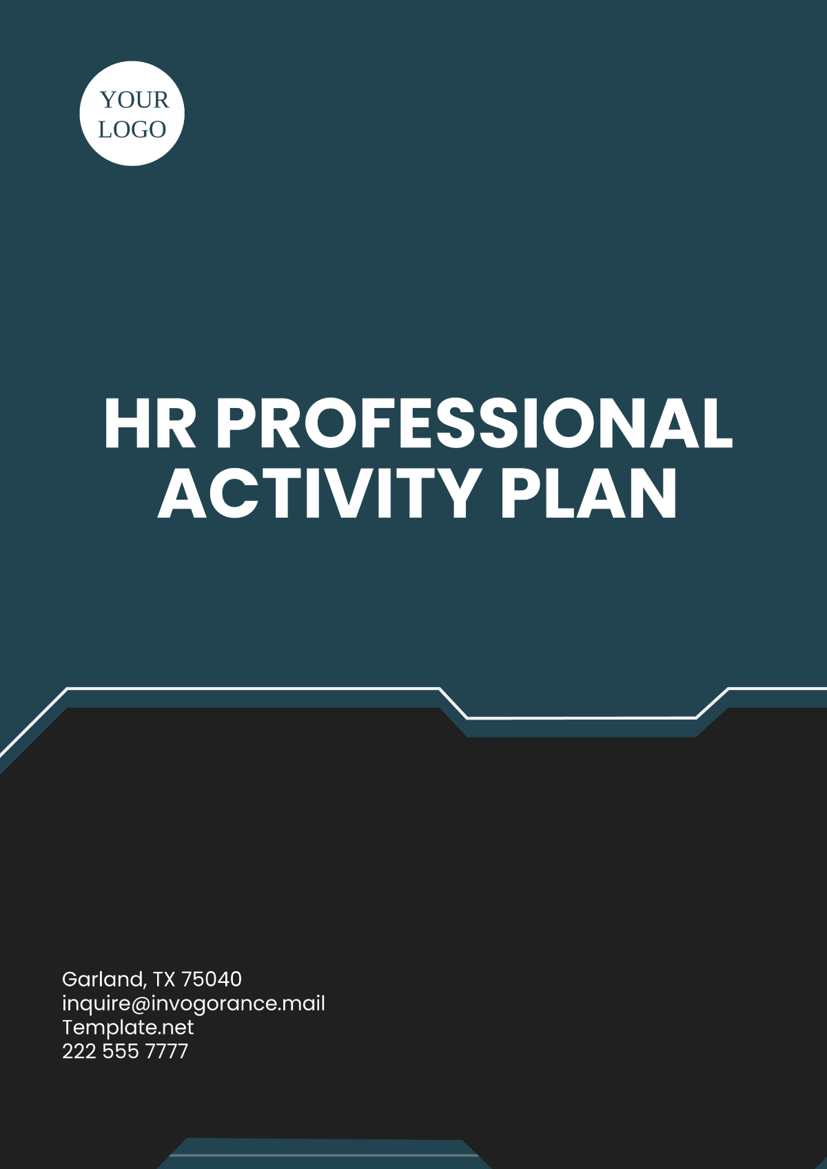 HR Professional Activity Plan Template - Edit Online & Download