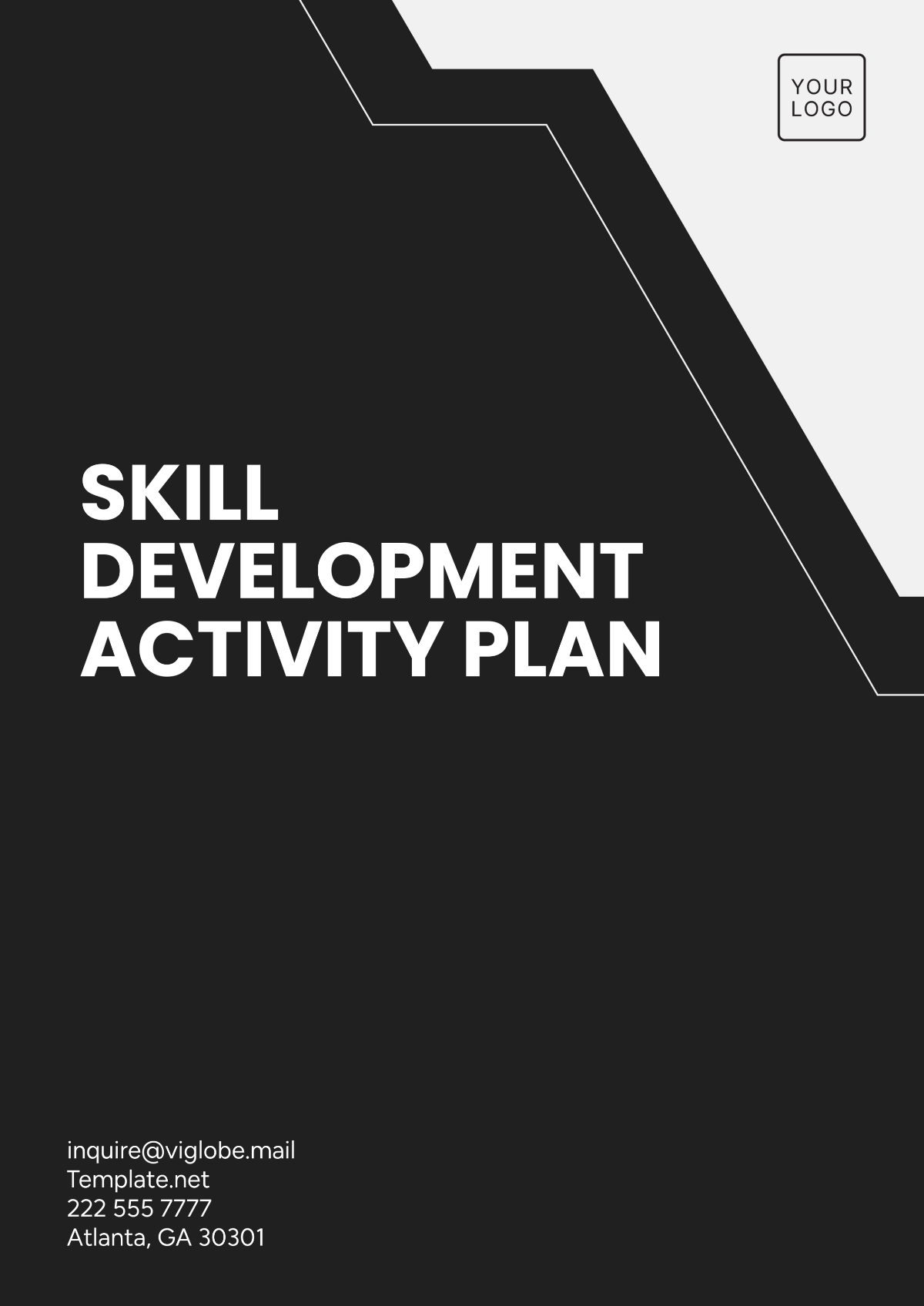 Free Skill Development Activity Plan Template