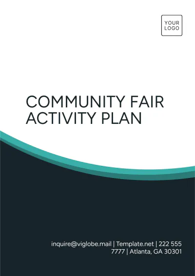 Free Community Fair Activity Plan Template to Edit Online
