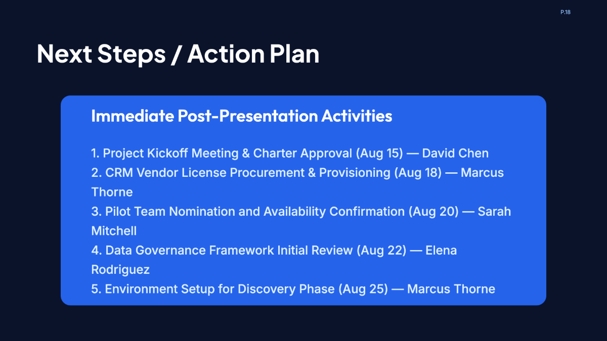 Free B2B Project Plan Template to Edit Online