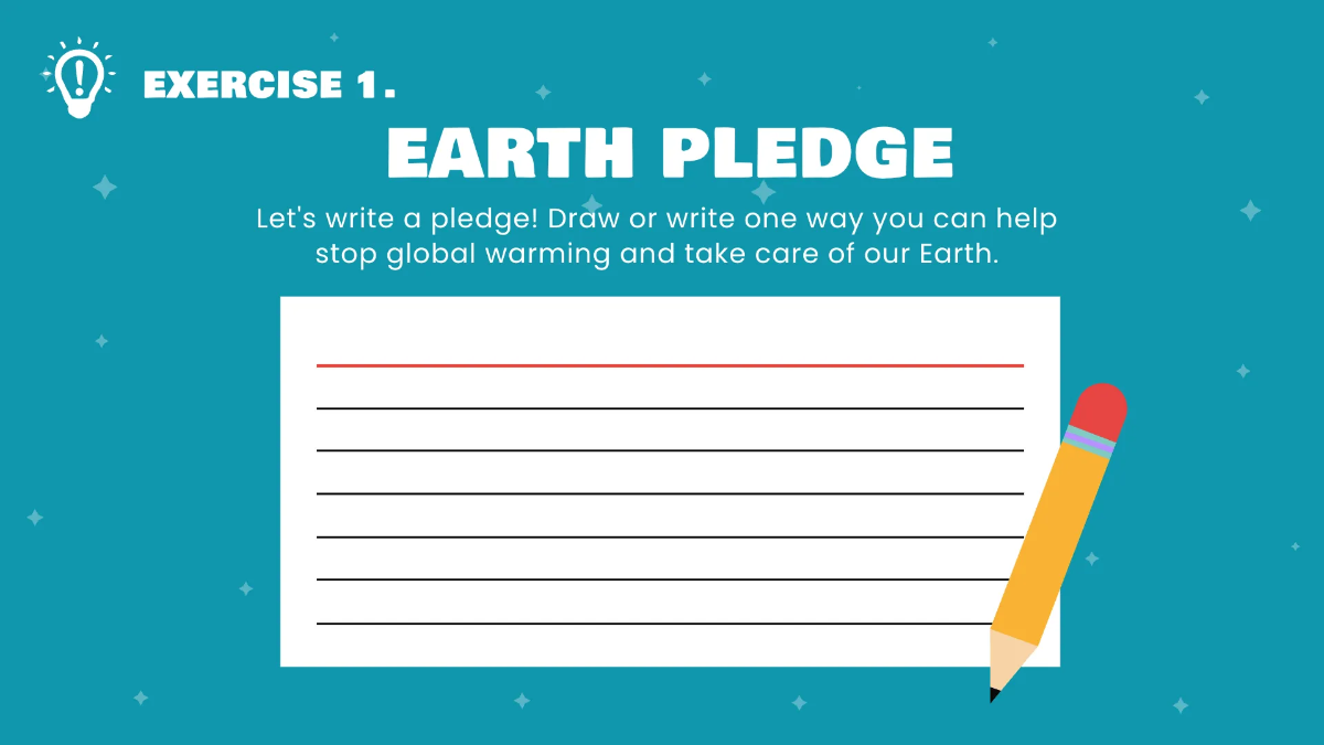Free Global Warming Kids Presentation Template to Edit Online