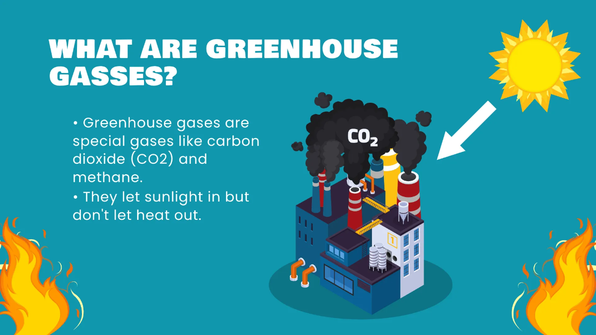 Free Global Warming Kids Presentation Template to Edit Online