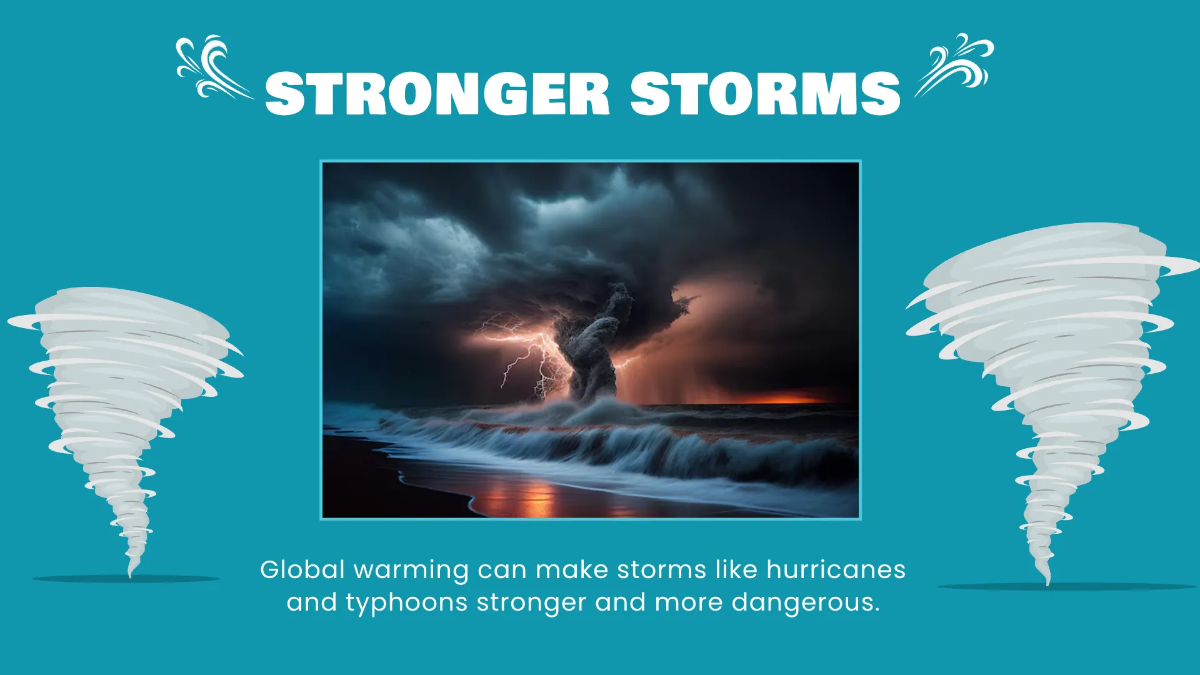 Free Global Warming Kids Presentation Template to Edit Online