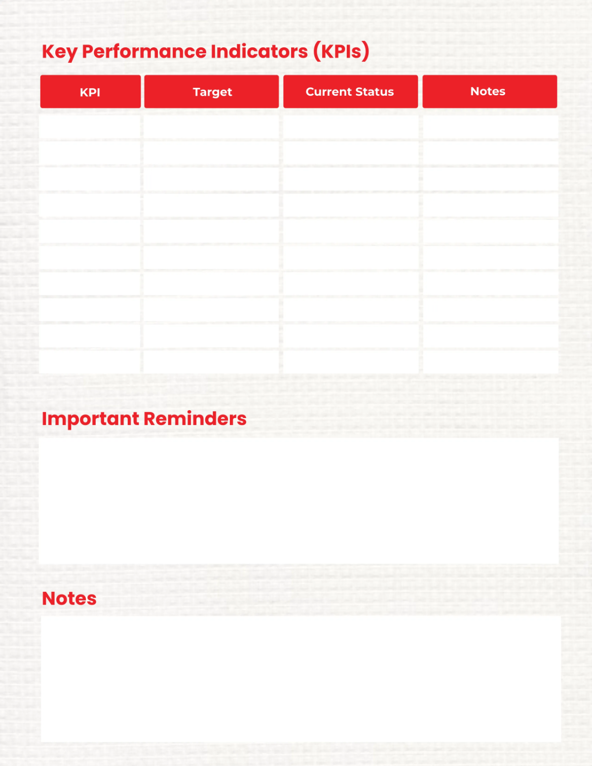 Free CEO Workflow Planner Template to Edit Online