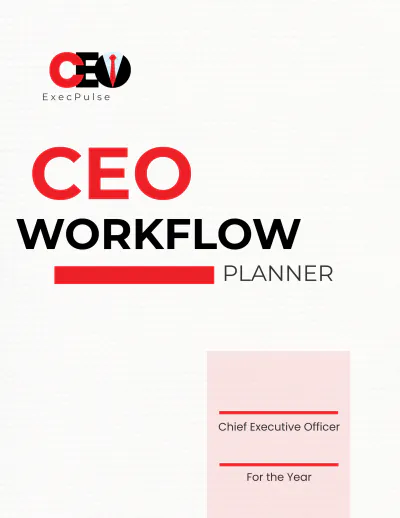 Free CEO Workflow Planner Template to Edit Online